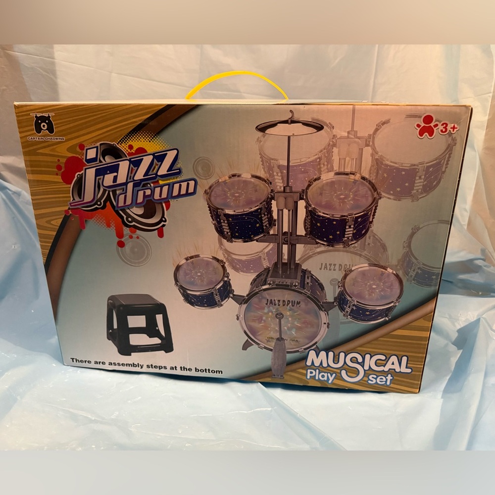Jazz Drum Musical Play Set For Kids Brand New - Picture 7 of 11